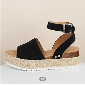 SHEIN WEDGE SANDALS